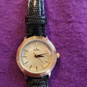 Montreux Jostens Genuine Leather Quartz Watch